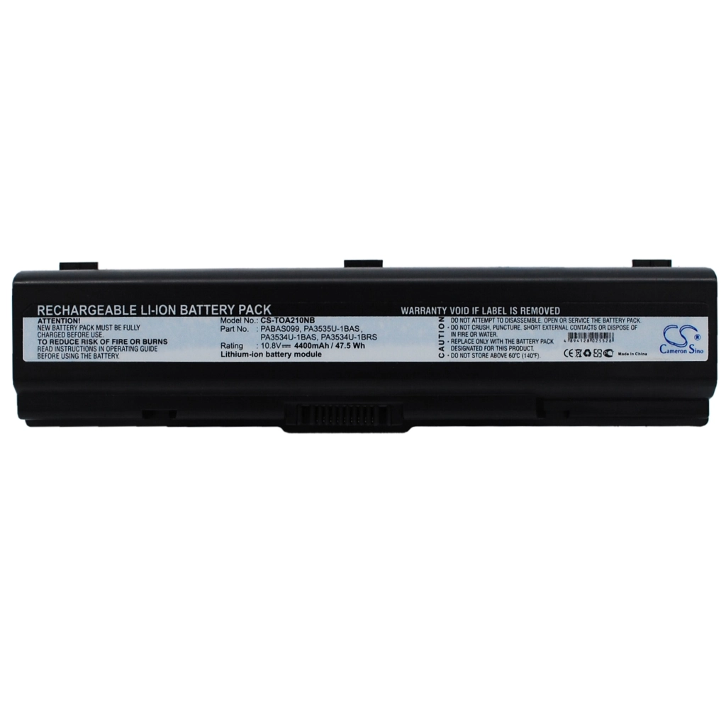 Batería para portátil Toshiba CS-TOA210NB