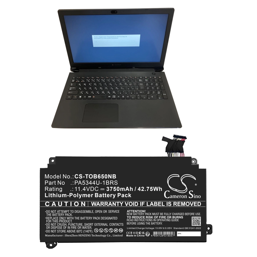 Notebook battery Toshiba CS-TOB650NB