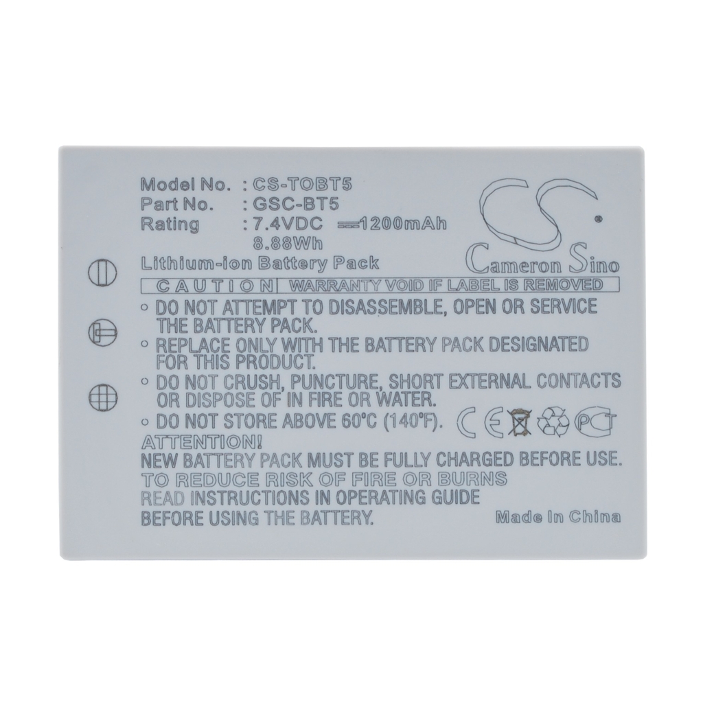 Batería compatible con Toshiba CS-TOBT5