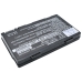 Parte superior lisa de carcasa de batería portátil negra