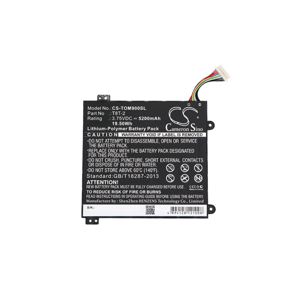 Batería de la tableta Toshiba CS-TOM900SL