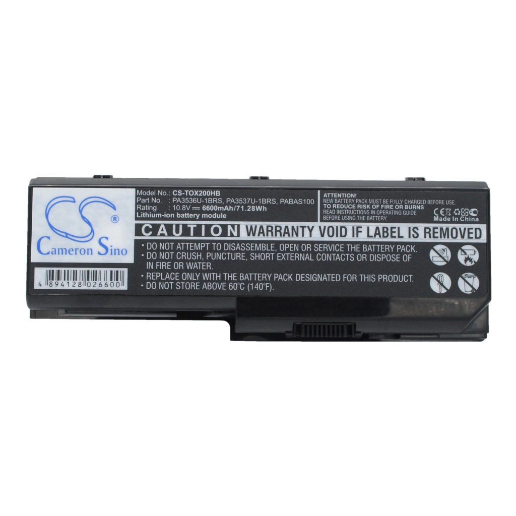 Notebook battery Toshiba Satellite P205D