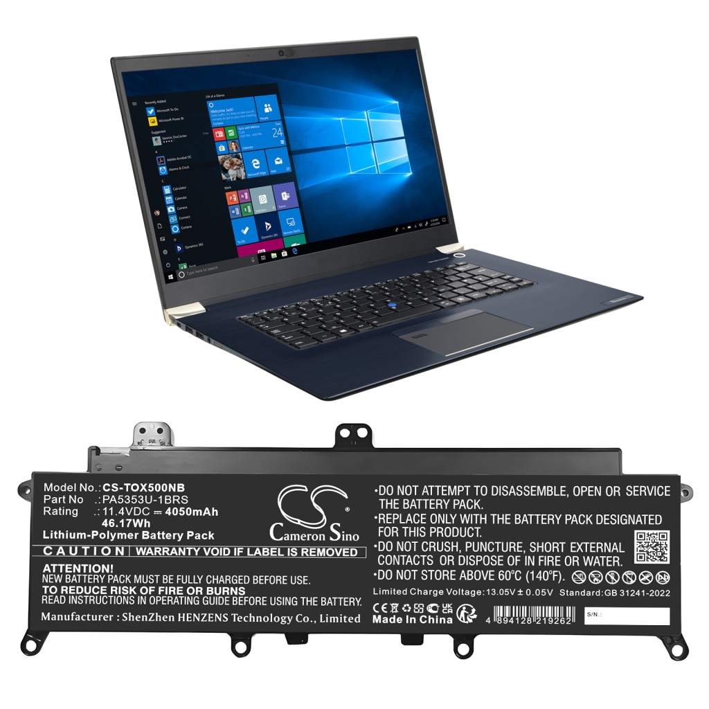 Notebook battery Toshiba CS-TOX500NB