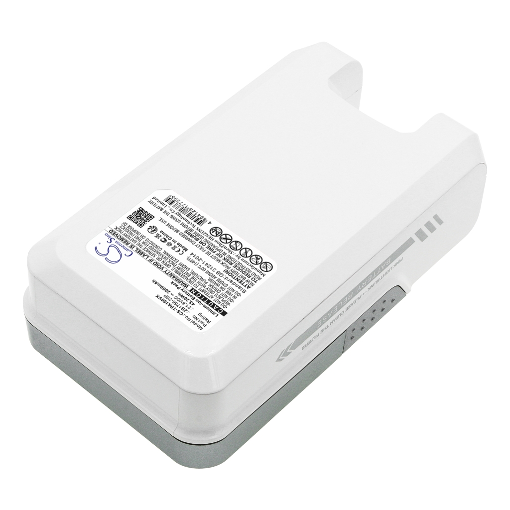 CS-TPA100VX bottom label side, Cameron Sino, 21.6V 2000mAh 43.2Wh