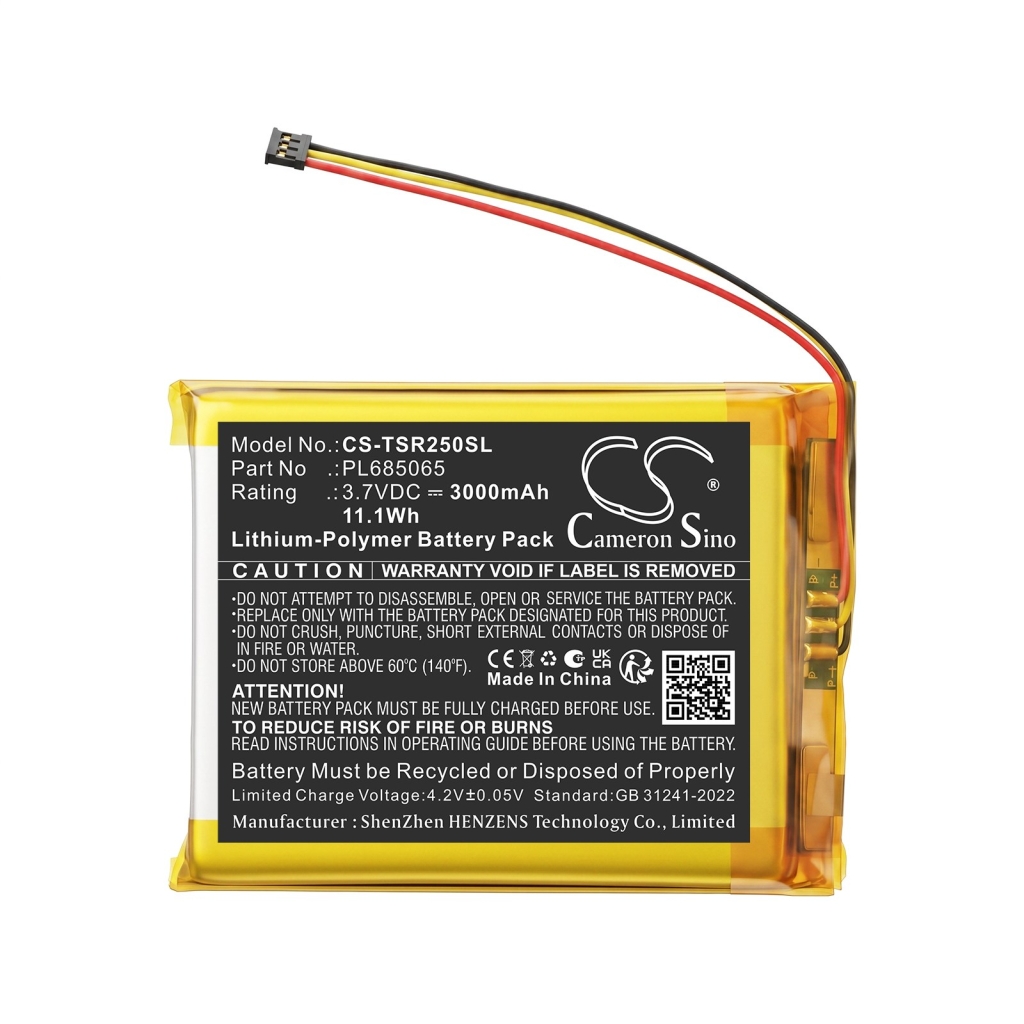 Batería compatible con Astell&kern CS-TSR250SL