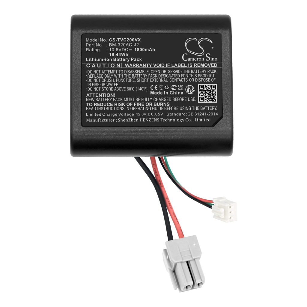 Batería de vacío Toshiba CS-TVC200VX