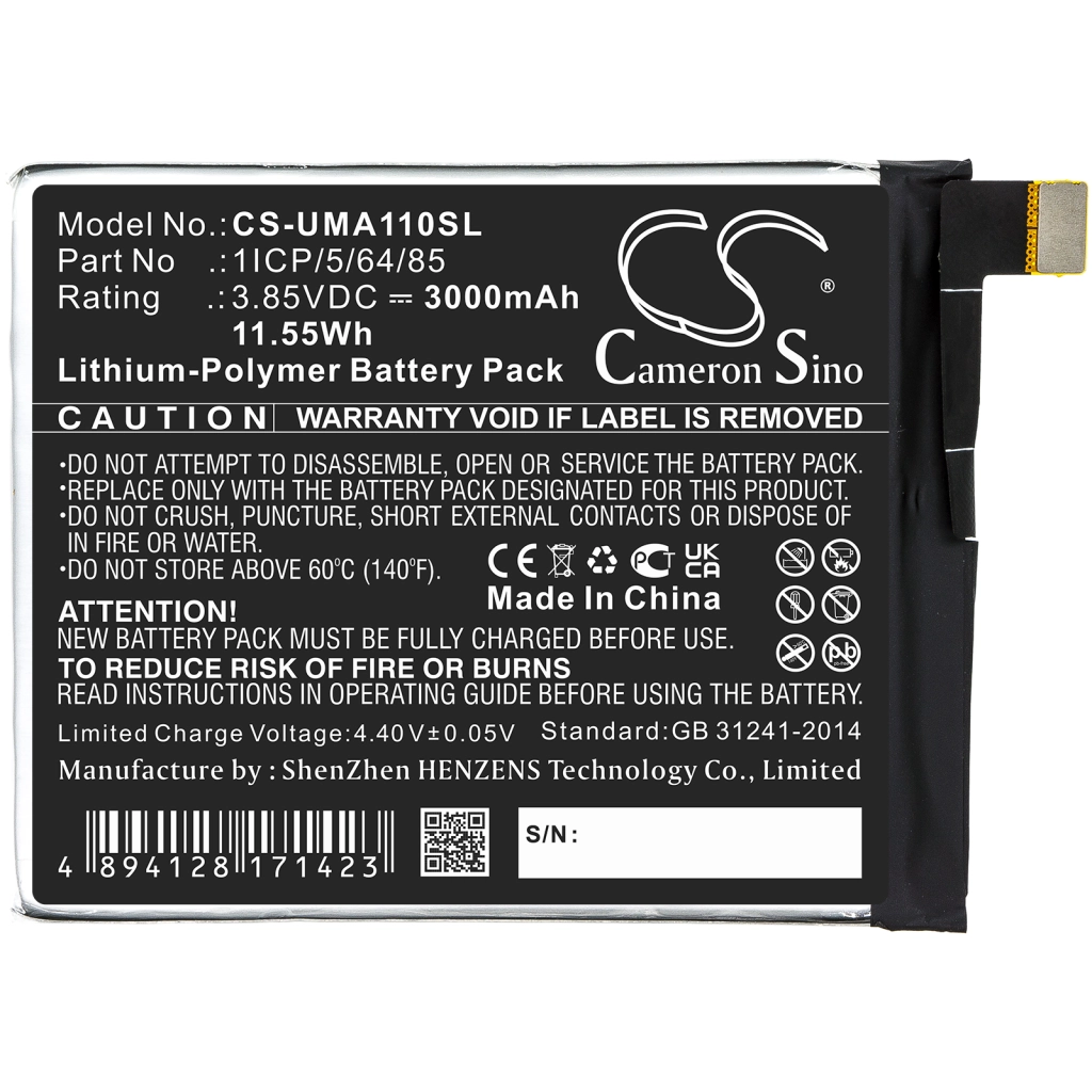 Batería del teléfono móvil Umi CS-UMA110SL
