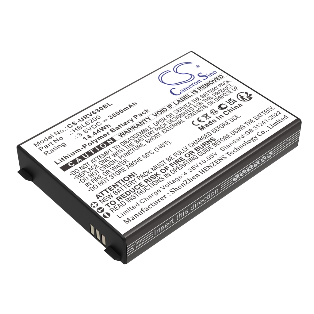 BarCode, Scanner Battery Urovo CS-URV630BL