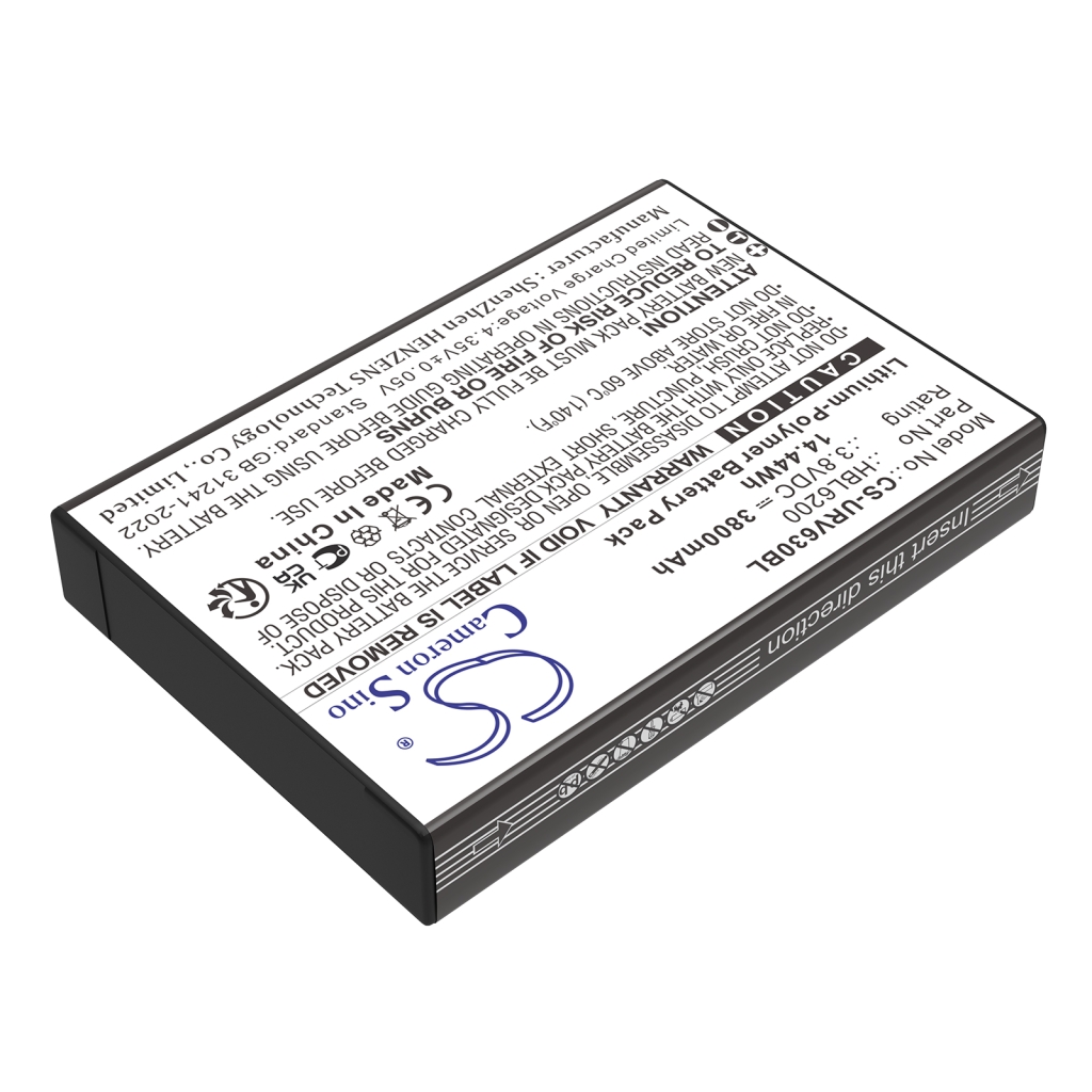 BarCode, Scanner Battery Urovo CS-URV630BL