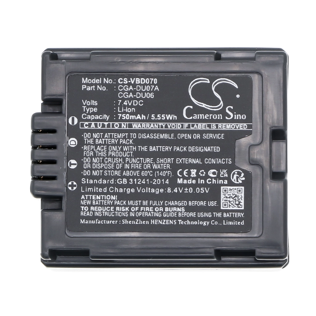 Camera Battery Panasonic PV-GS85