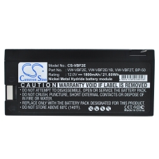 Reemplazo de batería compatible para Panasonic 1CVA125,1CVA155,23-187,40488A,AG-B20P...
