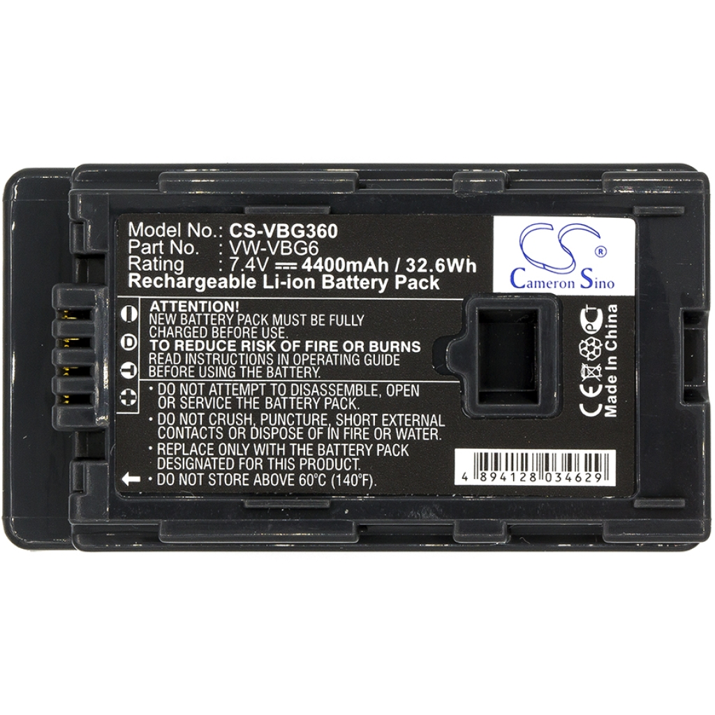 Camera Battery Panasonic HDC-DX3