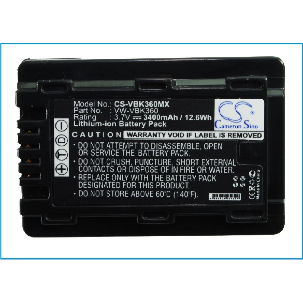 Batería de la cámara Panasonic CS-VBK360MX