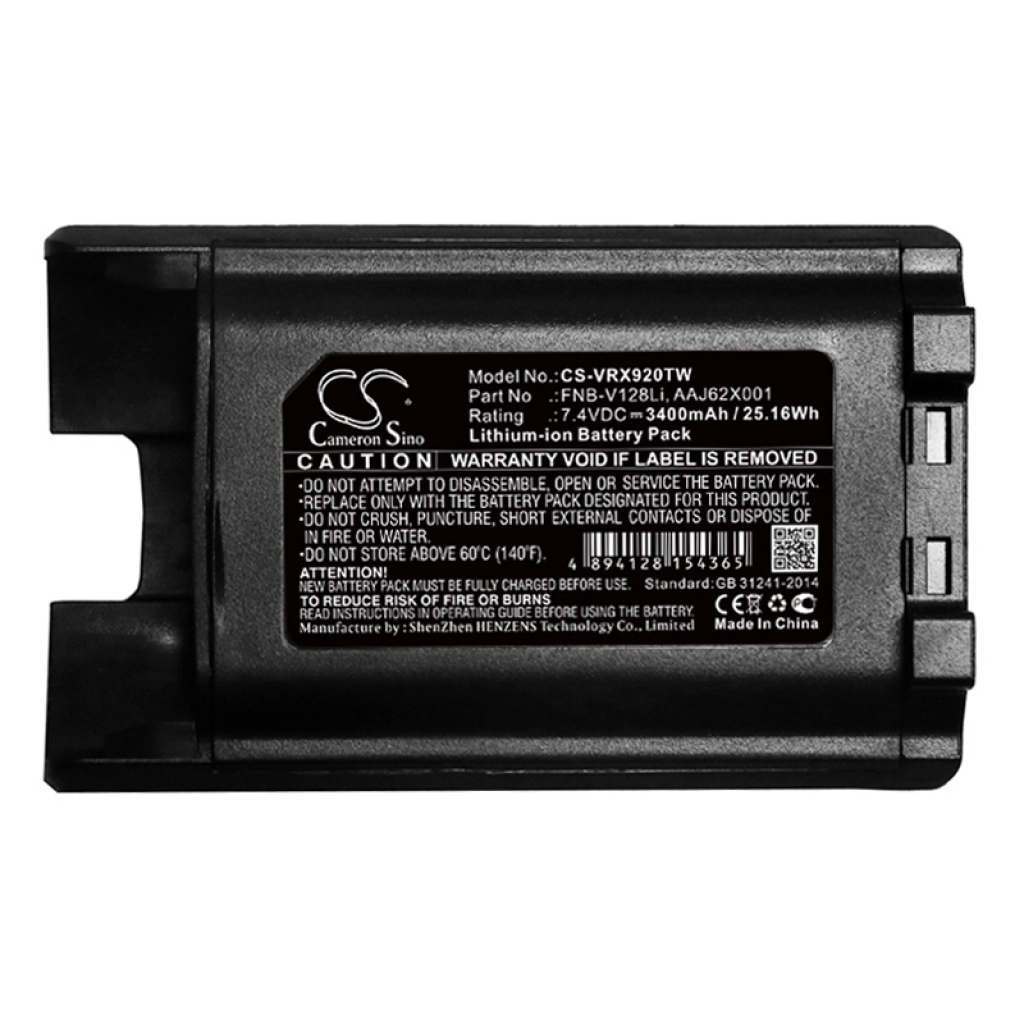 Batería de radio de dos vías Vertex CS-VRX920TW