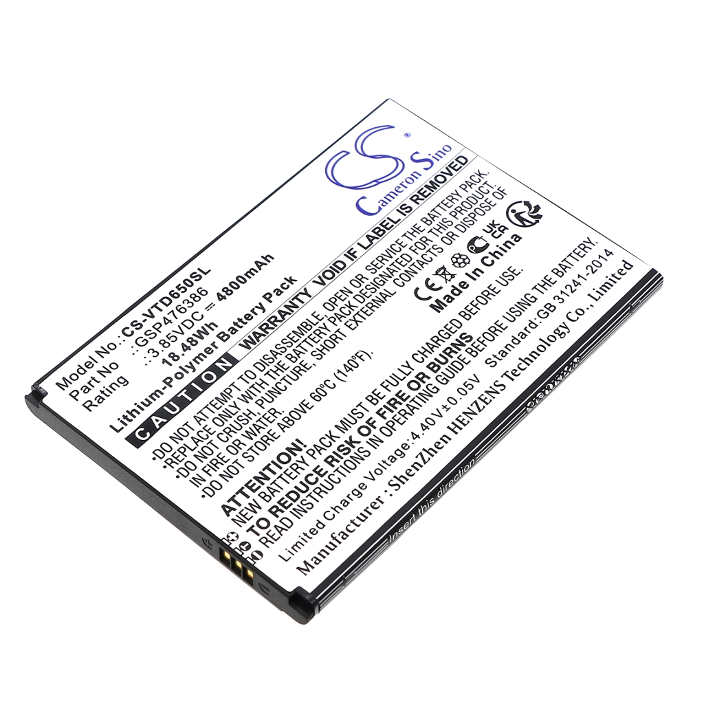 Batería del teléfono móvil Vortex CS-VTD650SL