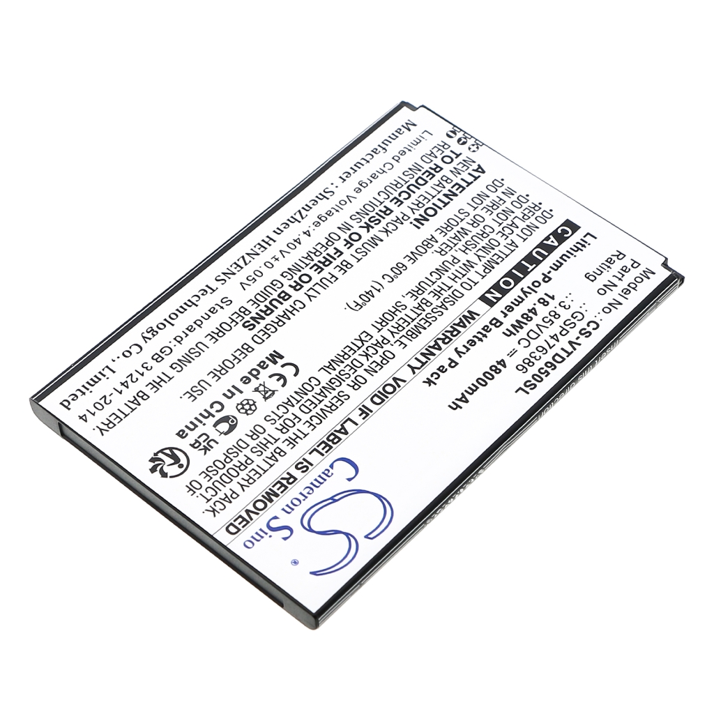 Batería del teléfono móvil Vortex CS-VTD650SL