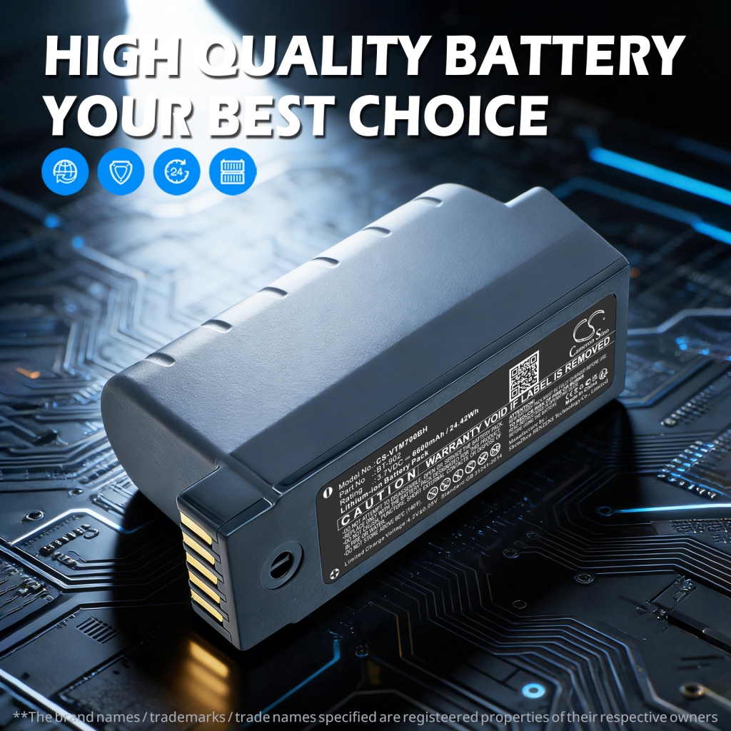 Batería compatible con Honeywell Vocollect CS-VTM700BH