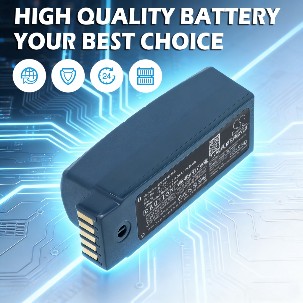 Batería compatible con Honeywell Vocollect CS-VTM700BL