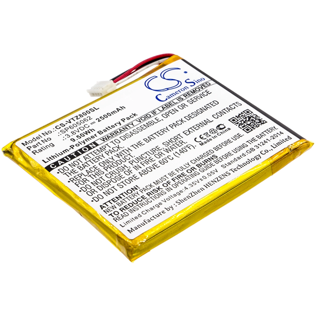 Batería de la tableta Vtech CS-VTZ800SL