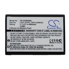 Reemplazo de batería compatible para LG LGIP-520NV,LGIP-520NV-2,SBPL0099202,SBPL0102702