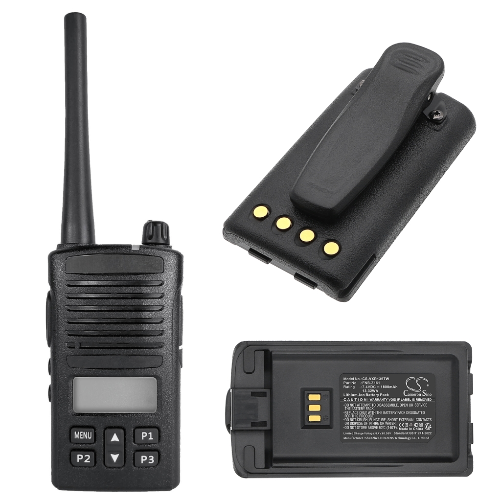 Batería de radio de dos vías Vertex standard CS-VXR135TW