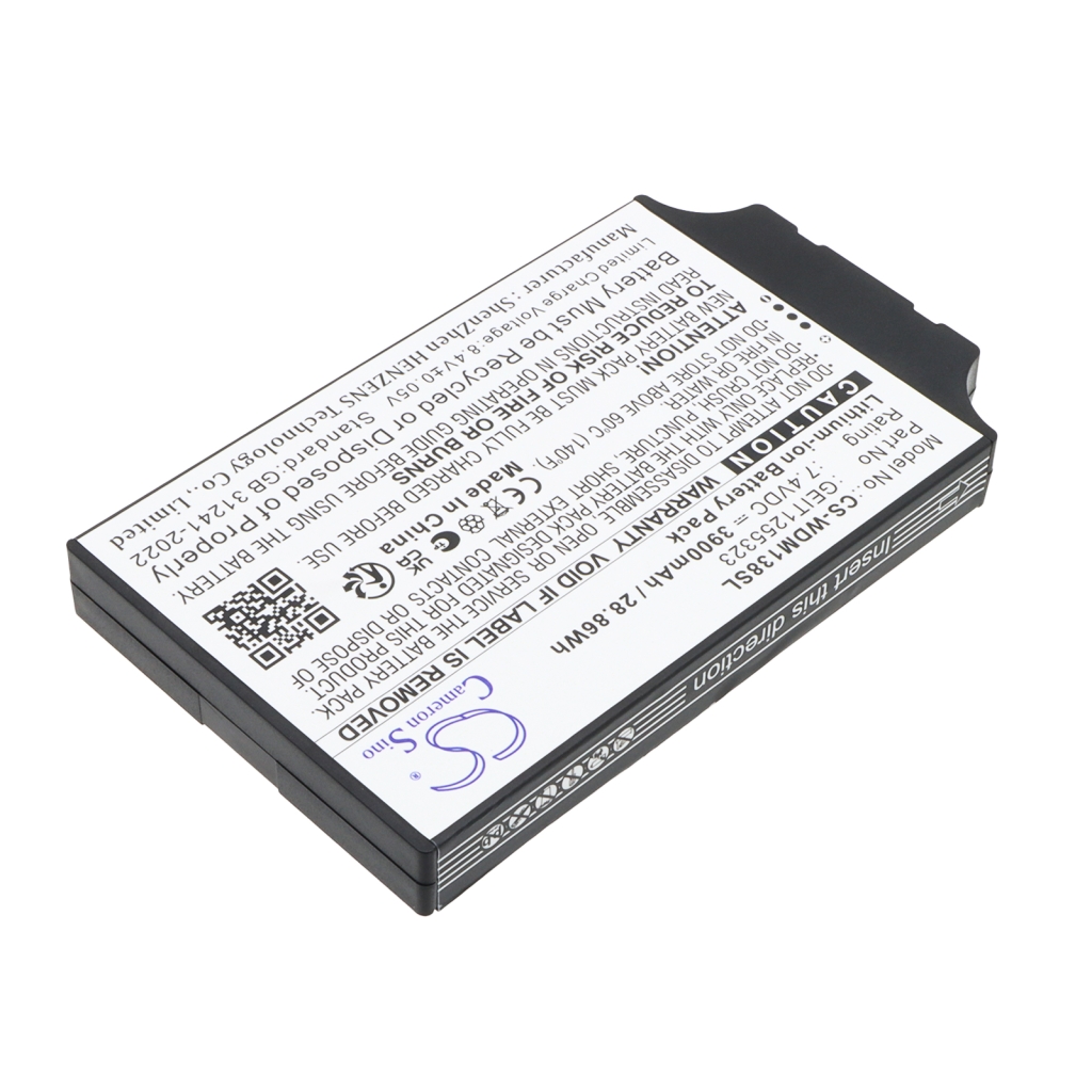 Batería compatible con Ge Waygate CS-WDM138SL