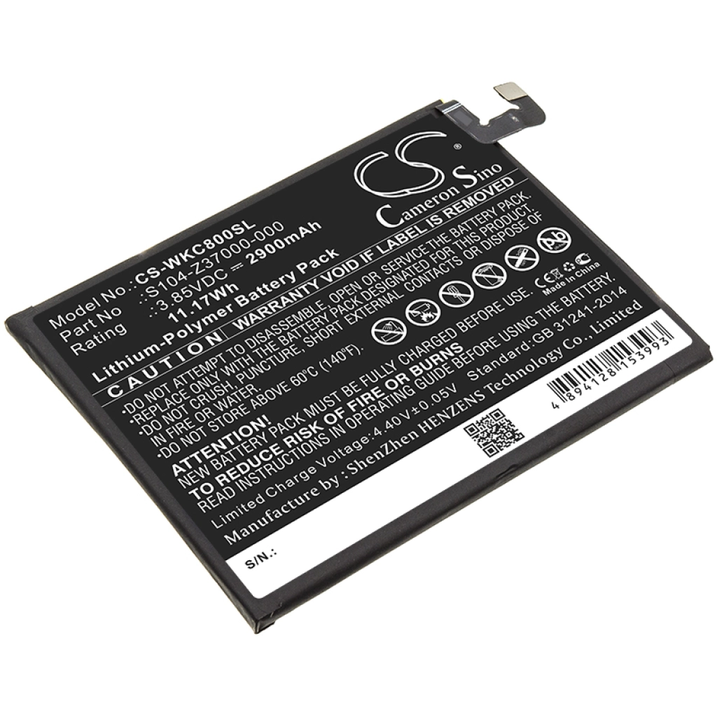 Batería del teléfono móvil Wiko CS-WKC800SL