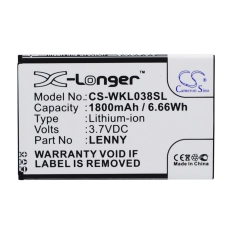 Reemplazo de batería compatible para Wiko LENNY