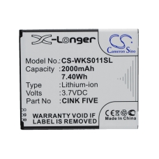 Reemplazo de batería compatible para Micromax BL4257,CINK FIVE,K1391,STAIRWAY
