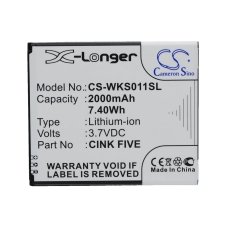 Reemplazo de batería compatible para Wiko BL4257,CINK FIVE,K1391,STAIRWAY