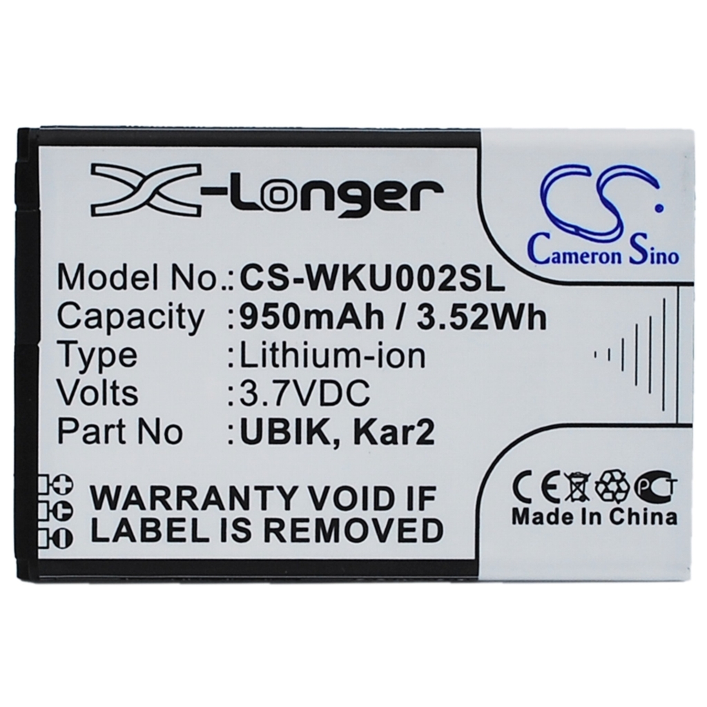 Batería compatible con Wiko CS-WKU002SL