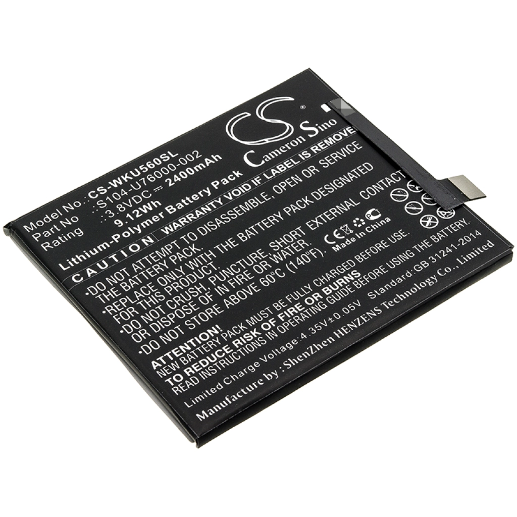 Batería del teléfono móvil Wiko CS-WKU560SL