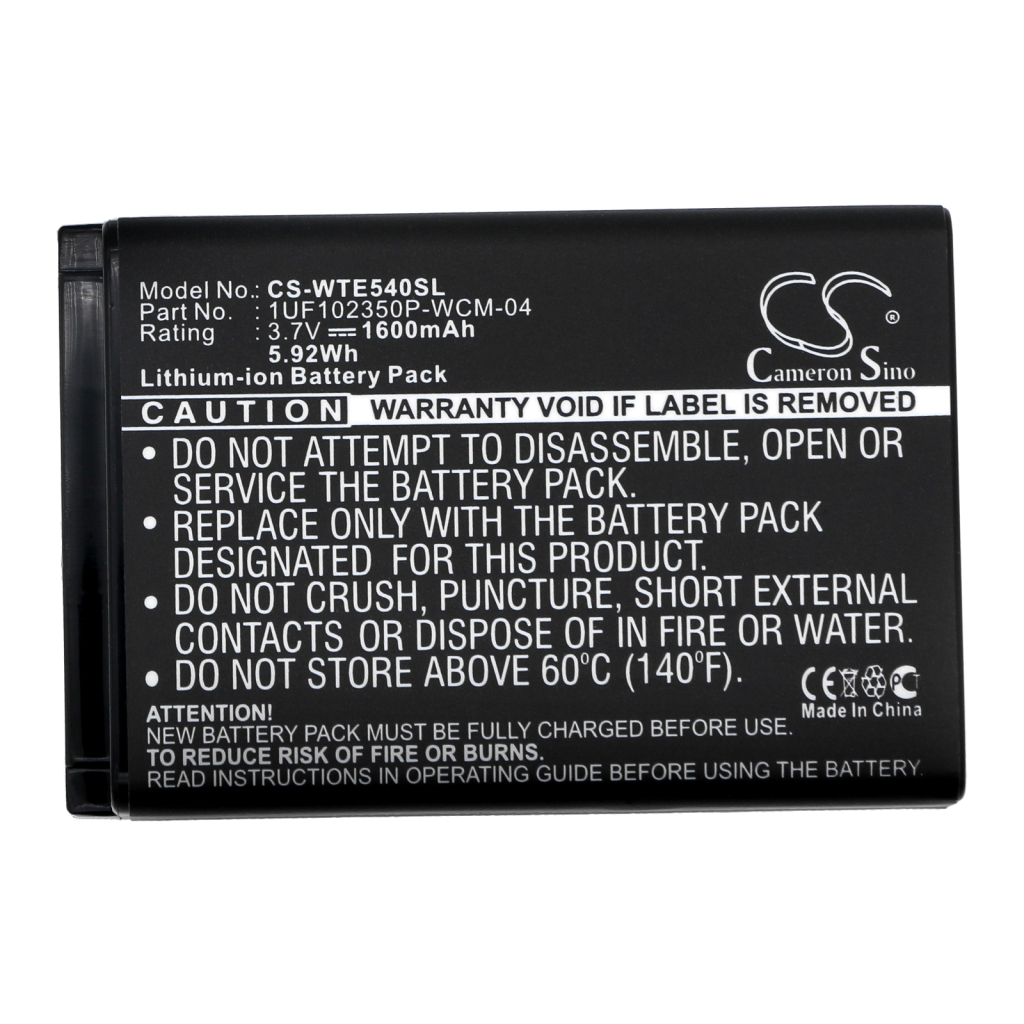 Batería de la tableta Wacom CS-WTE540SL