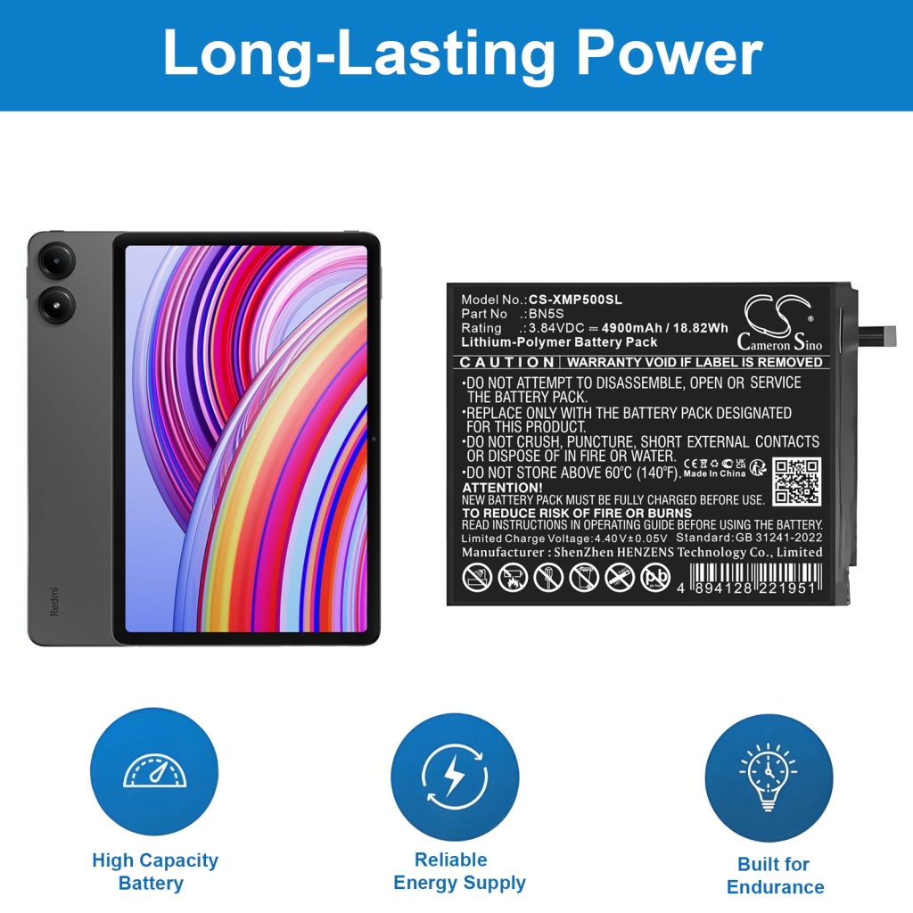 Batería de la tableta Redmi CS-XMP500SL