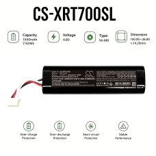 Reemplazo de batería compatible para X-rite BATT-003,BATT-005