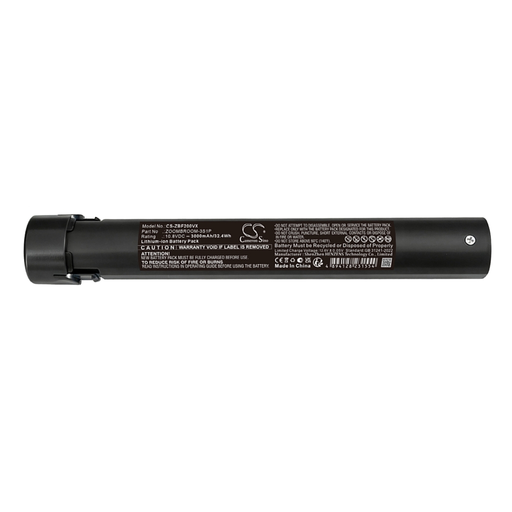 Baterías compatible con ZoomBroom F2-2300S F2-2300S CS-ZBF200VX