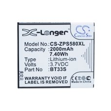 Reemplazo de batería compatible para Zopo BT33S