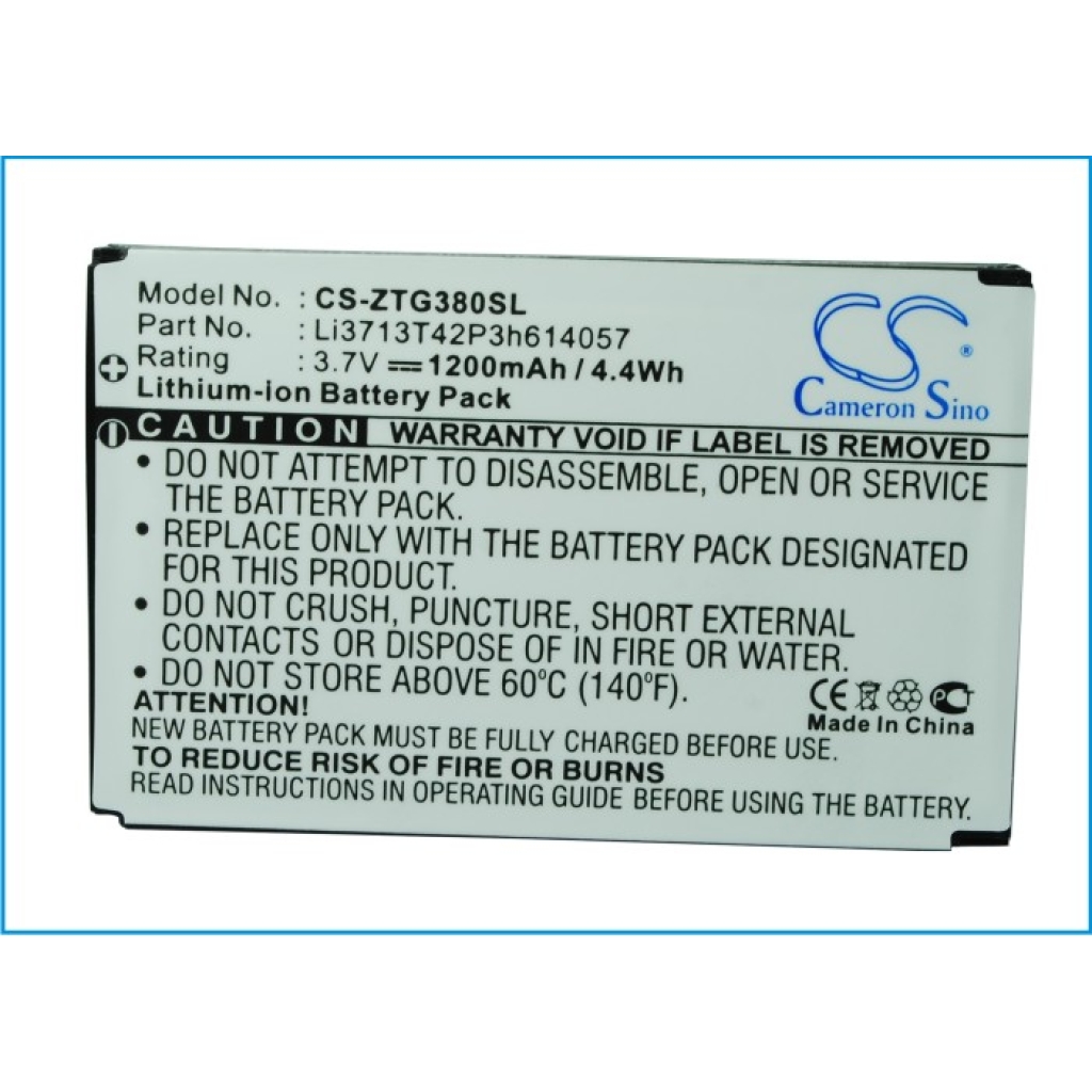 Mobile Phone Battery ZTE F165