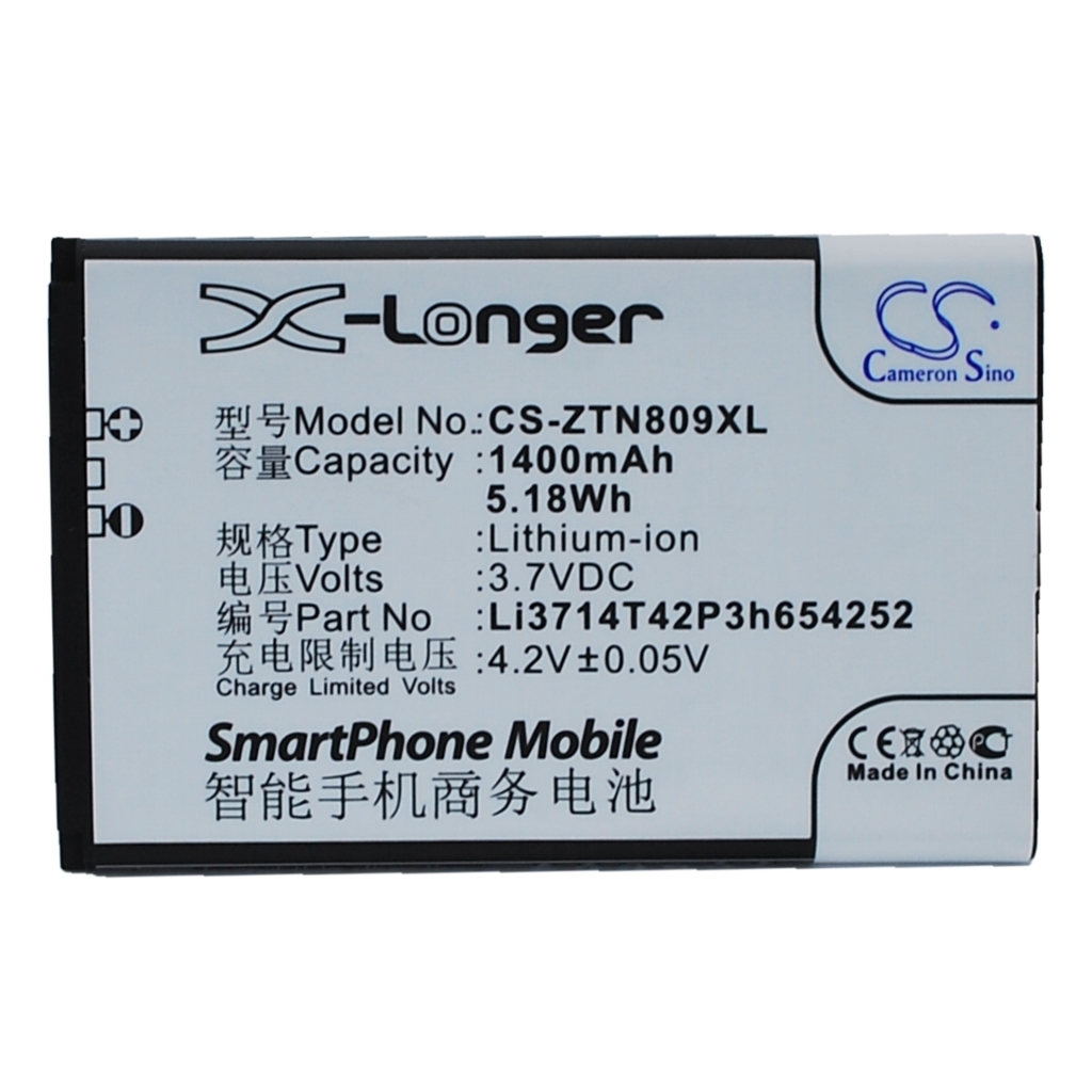 Batería compatible con ZTE CS-ZTN809XL