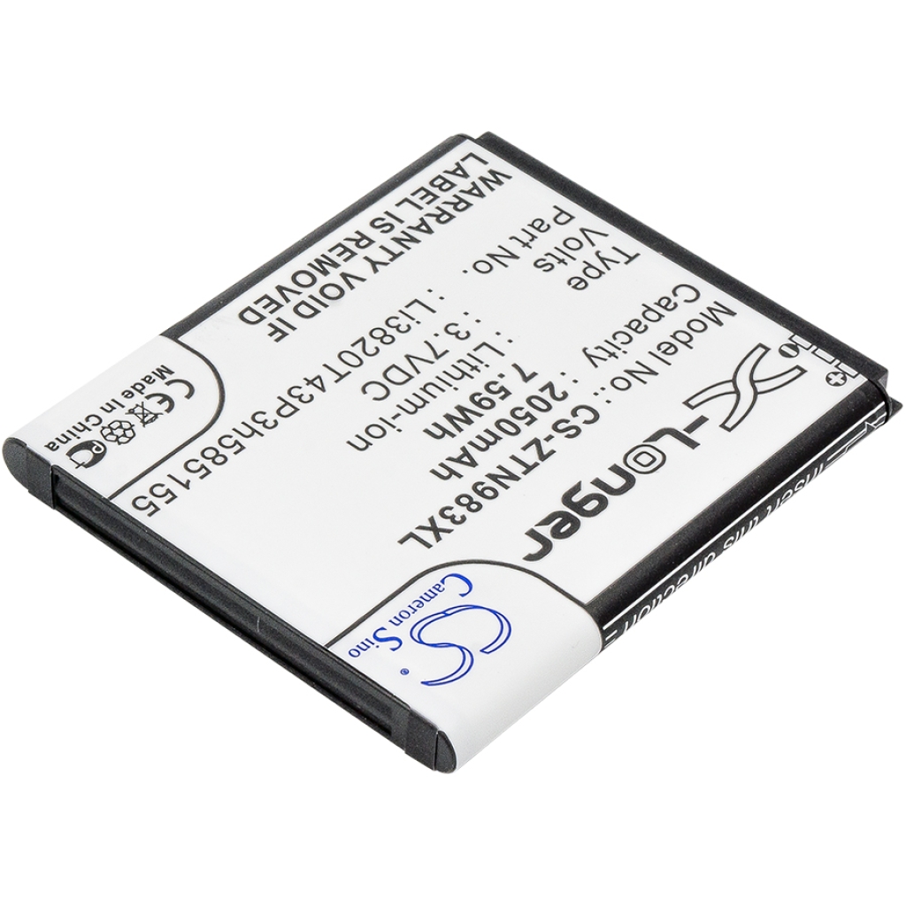 Batería compatible con ZTE CS-ZTN983XL