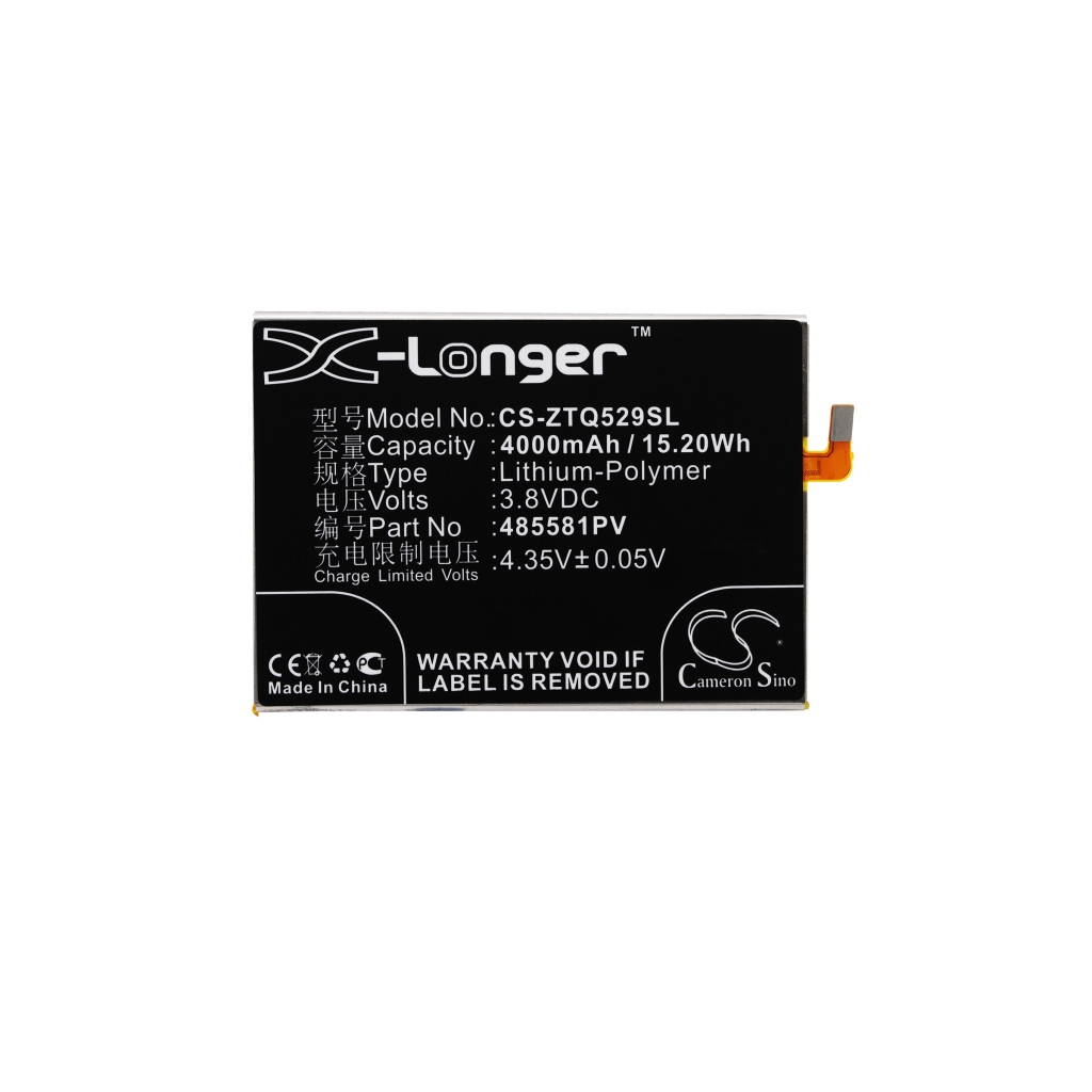 Batería compatible con ZTE CS-ZTQ529SL