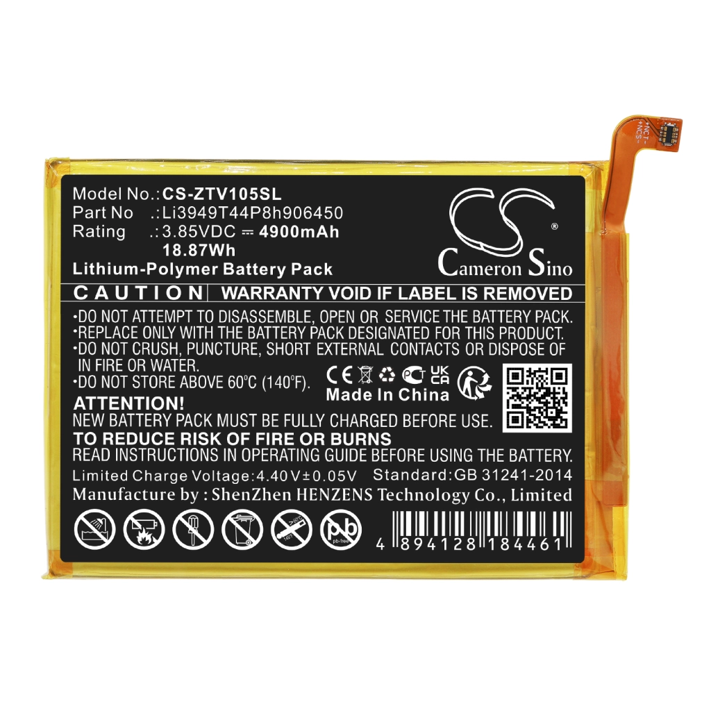 Batería del teléfono móvil ZTE CS-ZTV105SL