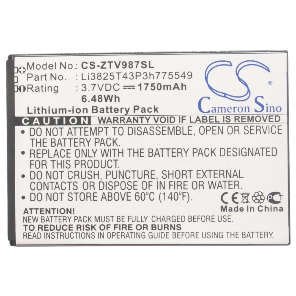 Mobile Phone Battery ZTE U935