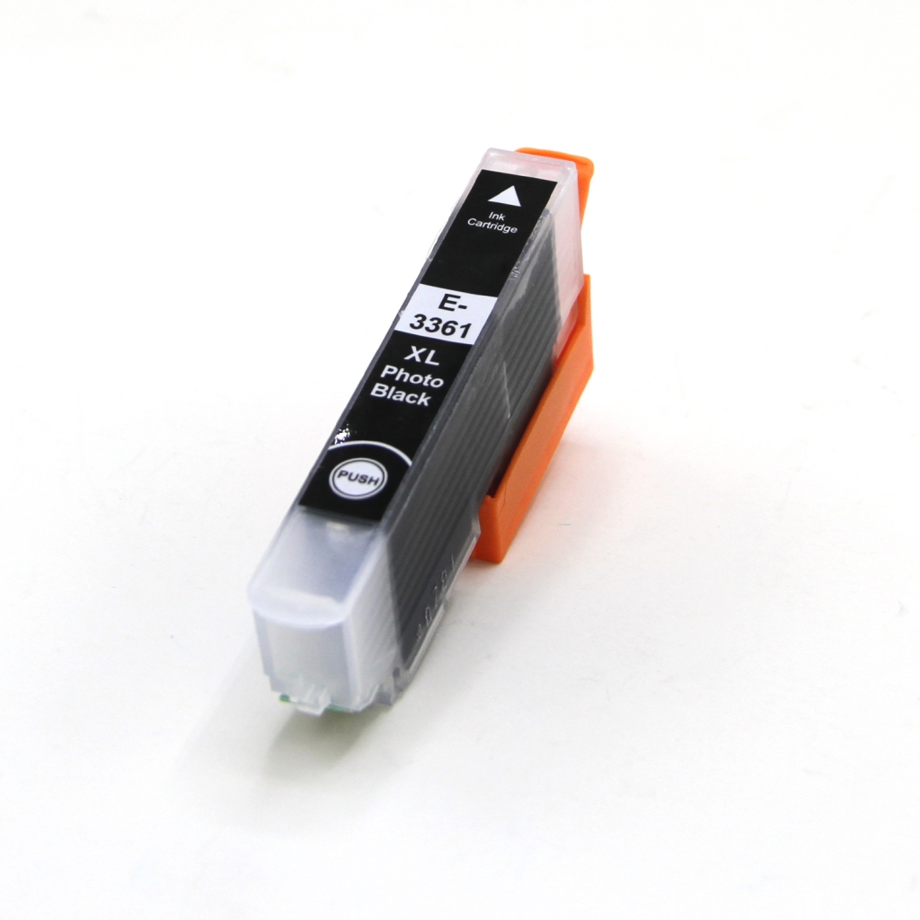 Compatible with Epson 33XL / 13ml Ink Photo black (Ink cartridges - Dye)