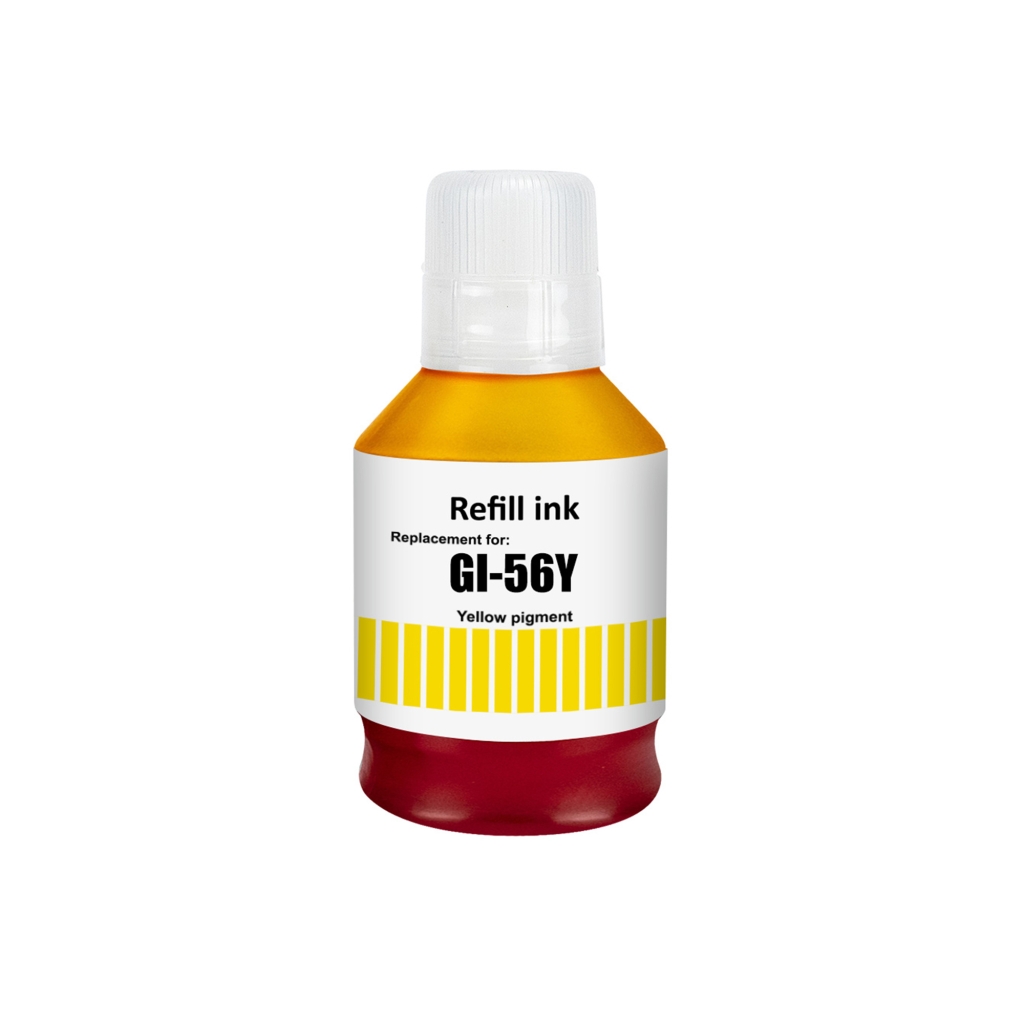Compatible replacement for Compatible with Canon GI-56Y / 135ml Ink Yellow (Printing ink)